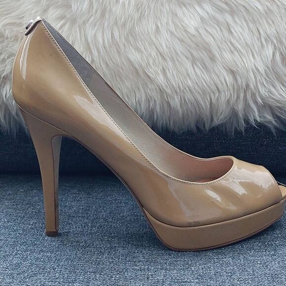 Michael Kors Platform Peeptoe Heels size 9 - Picture 5 of 12